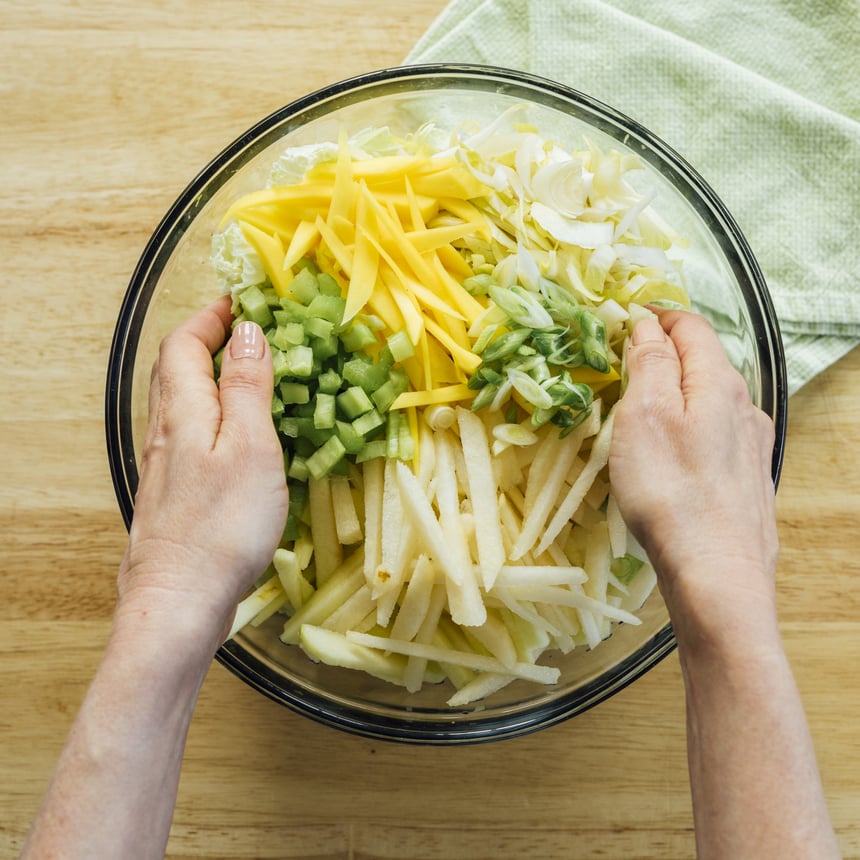 Apple Pear Slaw Step 4
