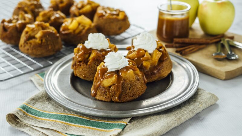 Apple Upside Down Cakes HeroA