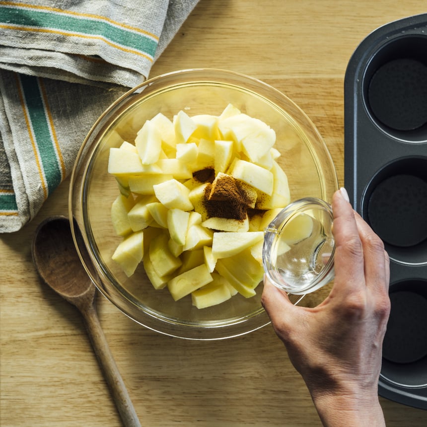 Apple Upside Down Cakes Step 1