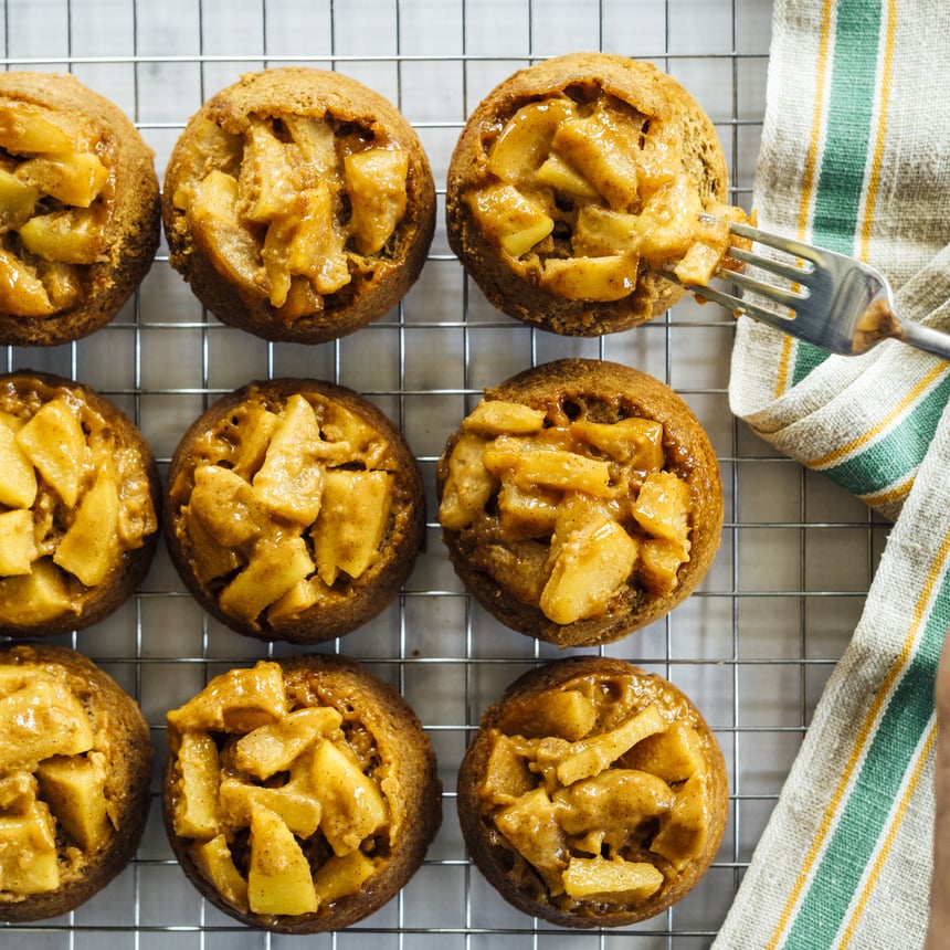 Apple Upside Down Cakes Step 4