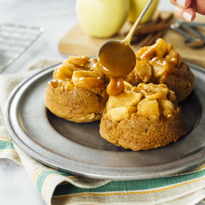 Apple Upside Down Cakes Step 5