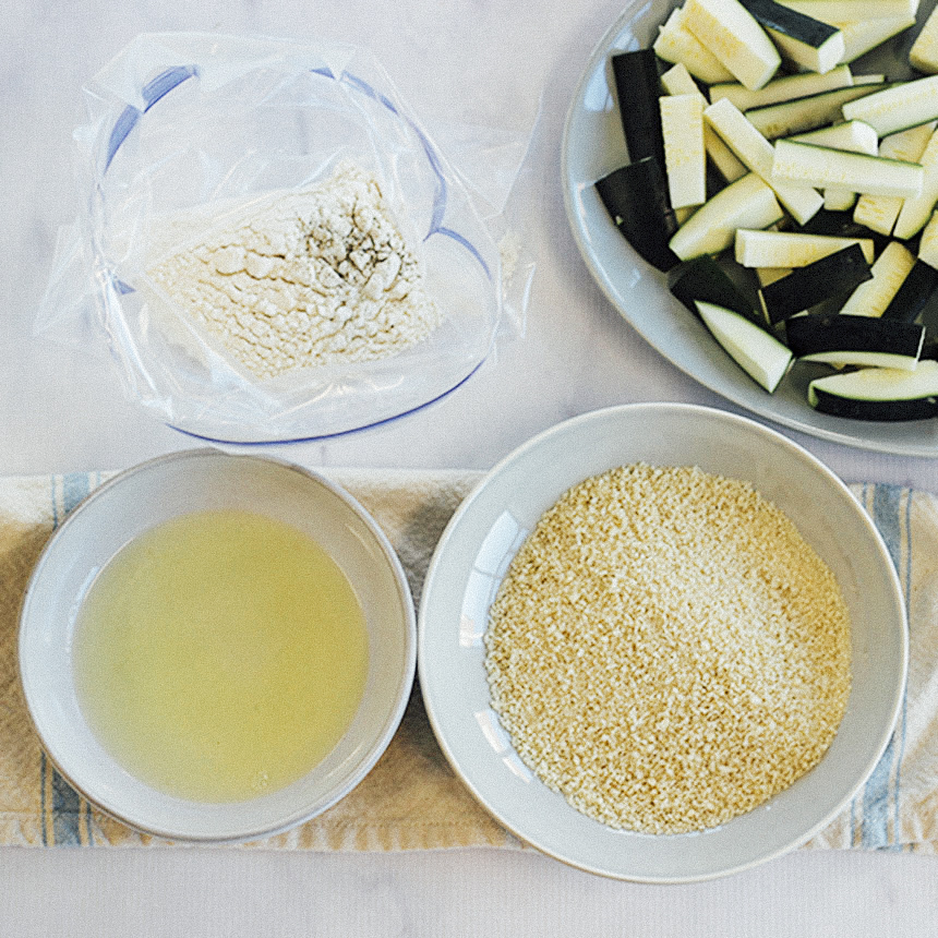 Baked Zucchini Fries Step2