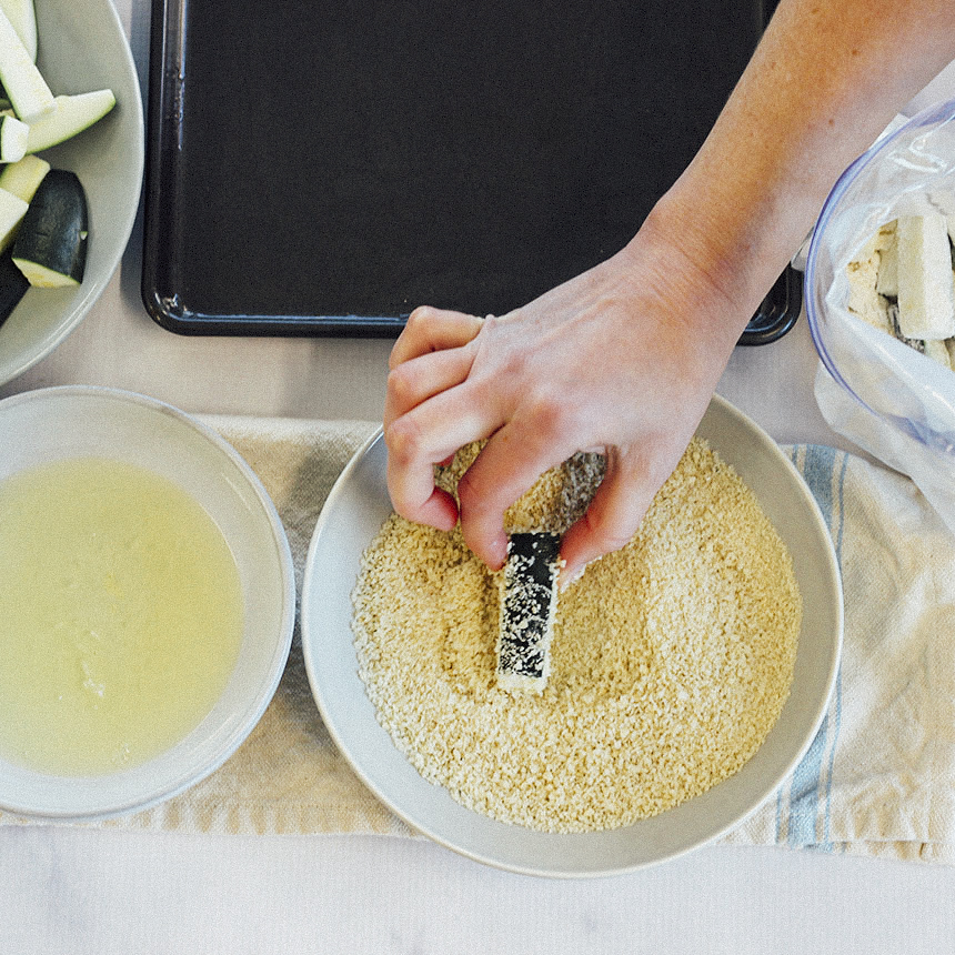 Baked Zucchini Fries Step3