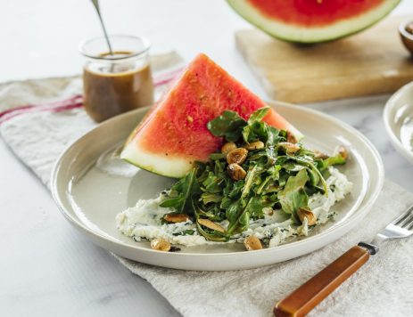 Balsamic Watermelon Wedge Salad