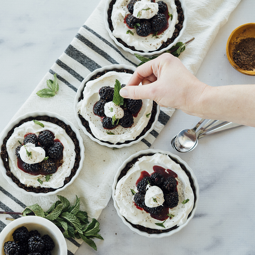 Blackberry Balsamic Mascarpone Tartlets Step6