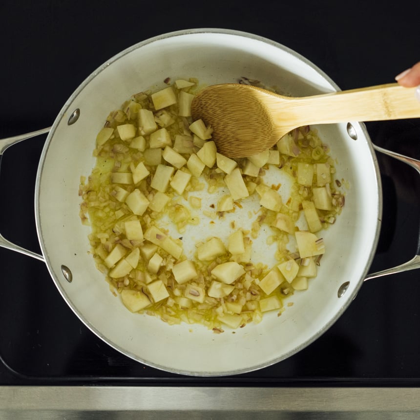Broccoli Cheddar Soup Step 1
