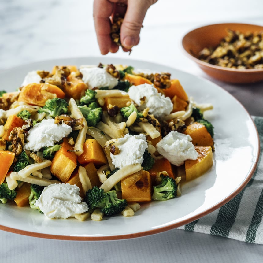 Butternut Squash Broccoli with Noodles Step 5