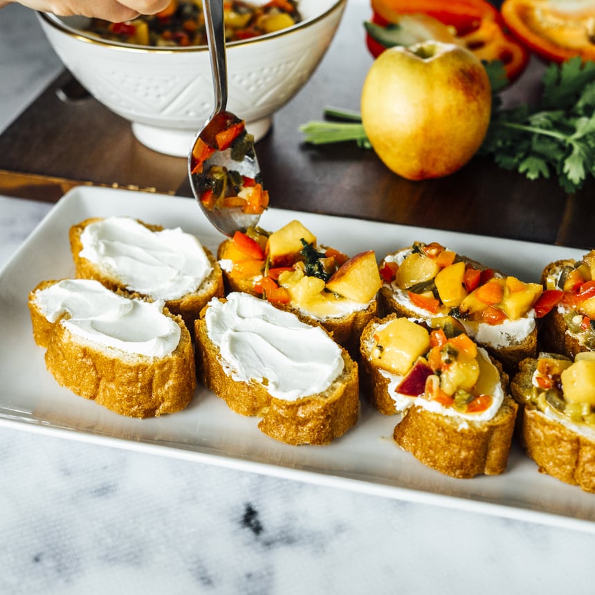 Champagne Bruschetta Step 5