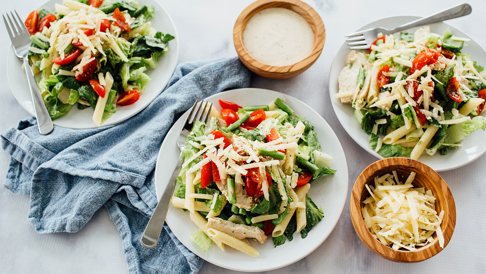 Chicken Caesar Penne Salad main