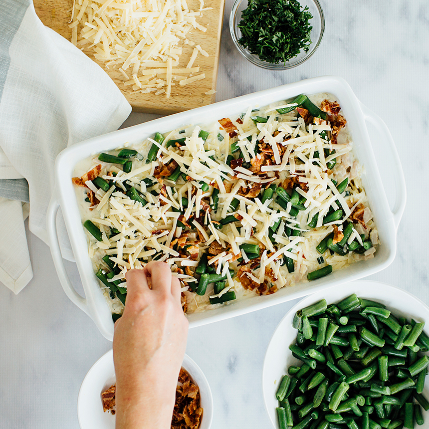 Creamy Turkey Noodle Bake 4 sprinkle with parmesan cheese