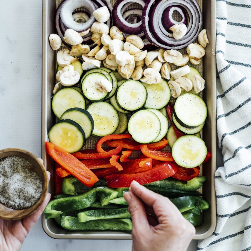 Grilled Vegetable Pizza Step 1