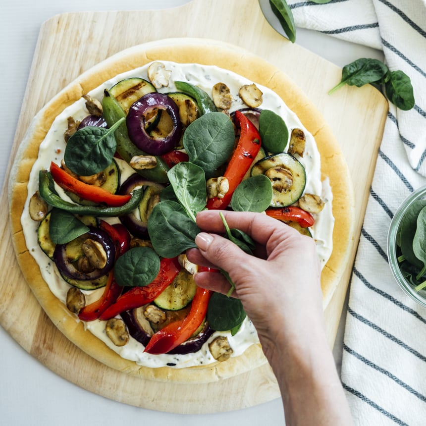 Grilled Vegetable Pizza Step 5
