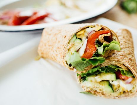 Grilled Vegetable Wrap Sandwiches