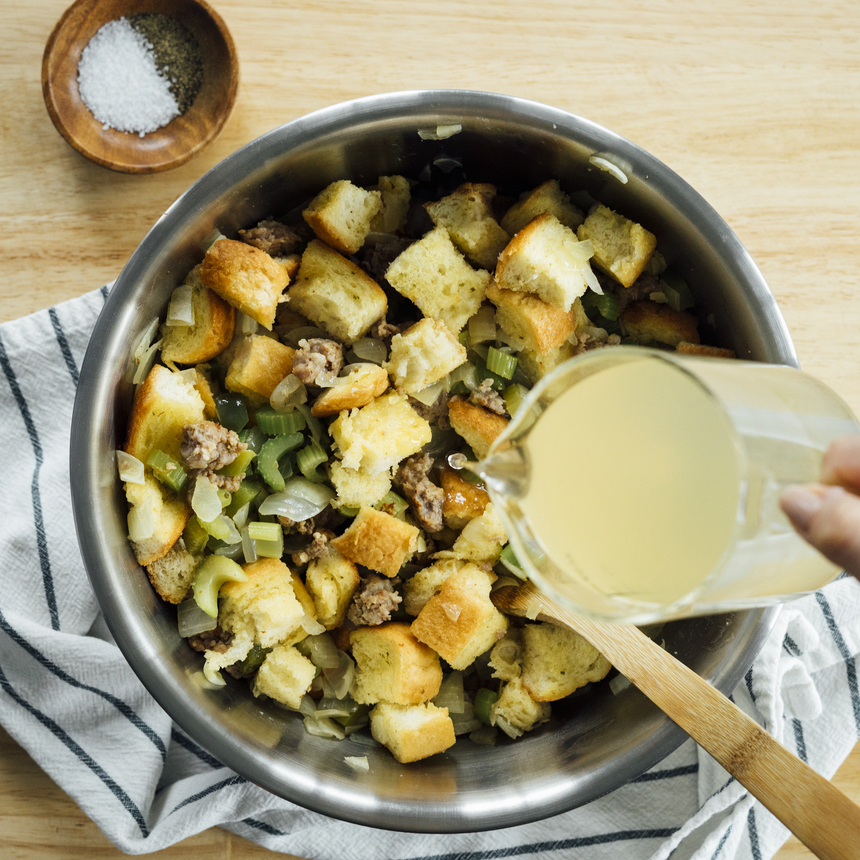 Holiday Sausage Stuffing Step4