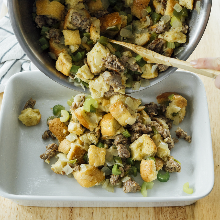 Holiday Sausage Stuffing Step5