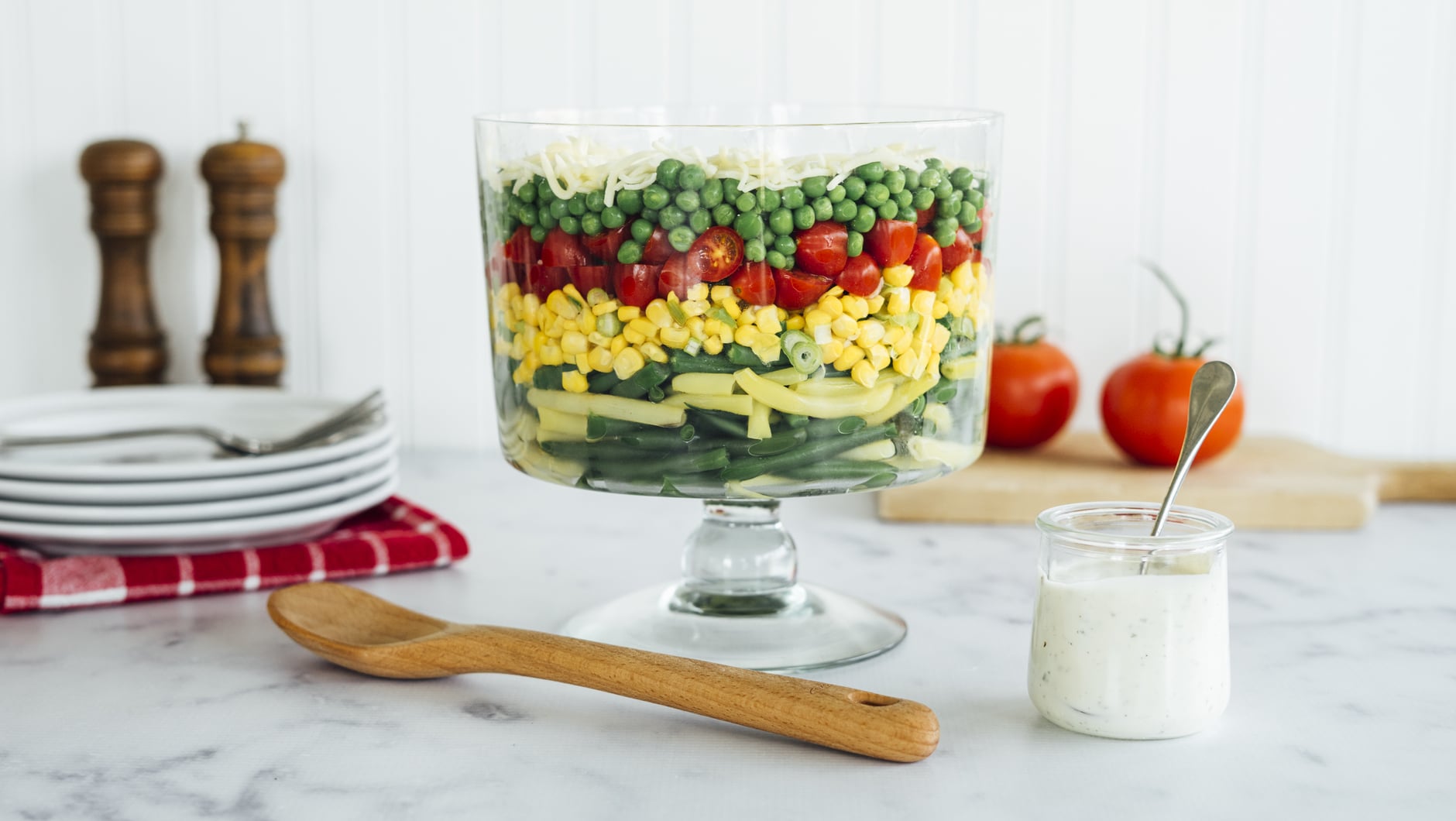 Layered Summer Salad Recipe | What's for Dinner??