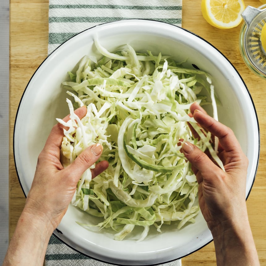 Marzettis Famous Cole Slaw Step 1