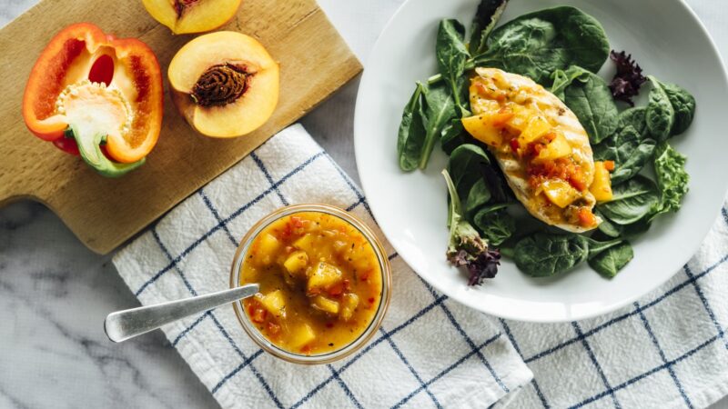 Peach Chili Chutney Hero
