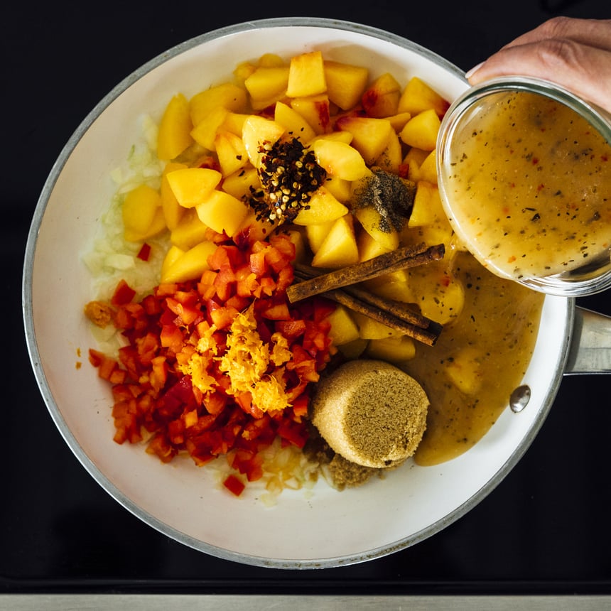 Peach Chili Chutney Step 2