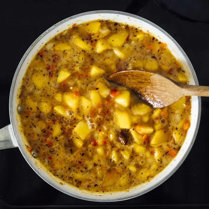 Peach Chili Chutney Step 3