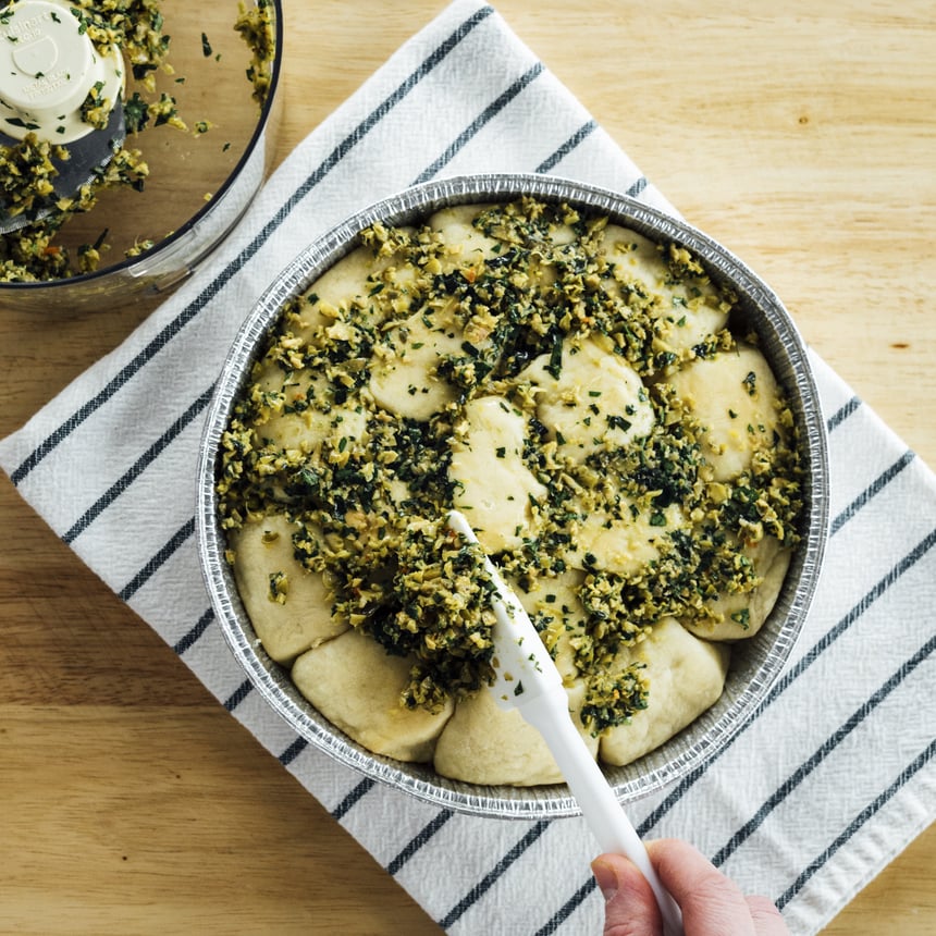 Pull Apart Bread with Olive Tapenade Step 3