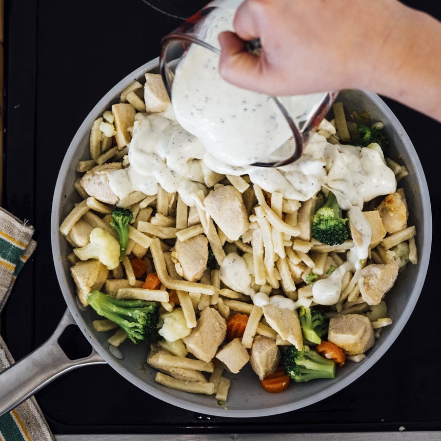 Ranch Chicken Primavera Step 4