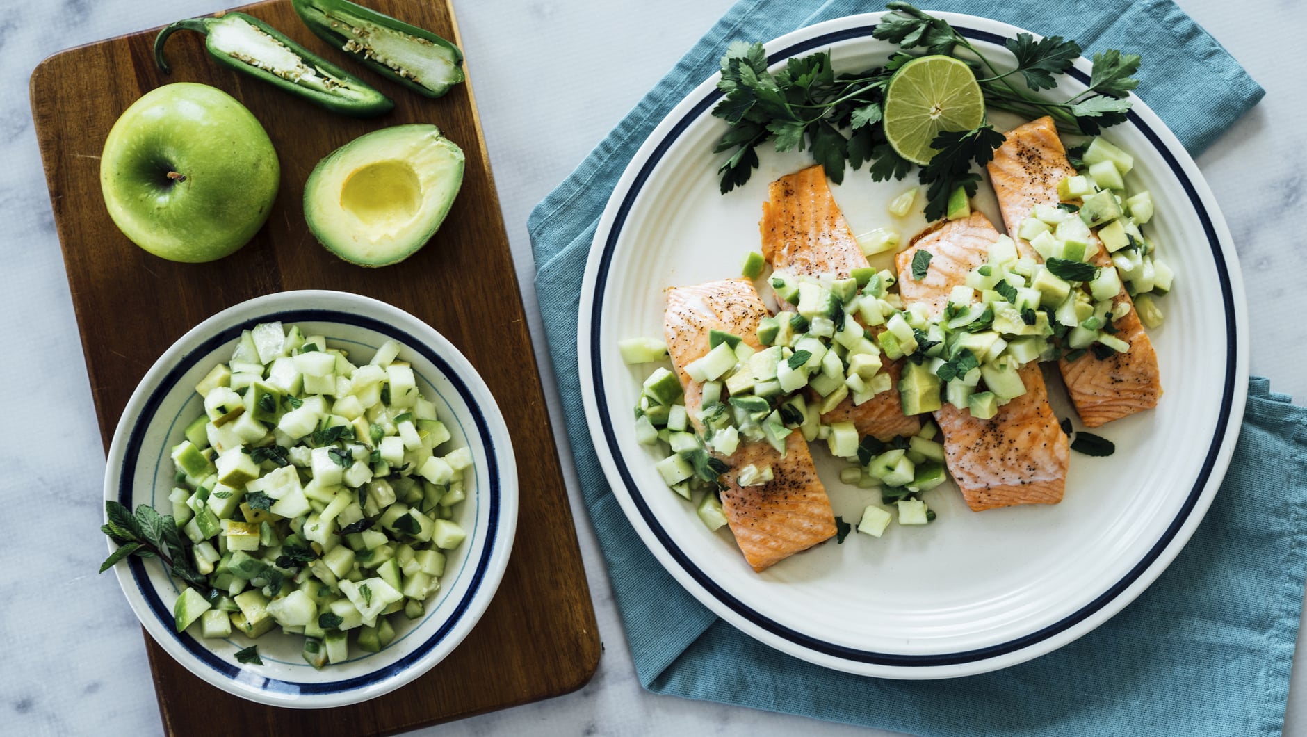 Salmon with Apple Hero A