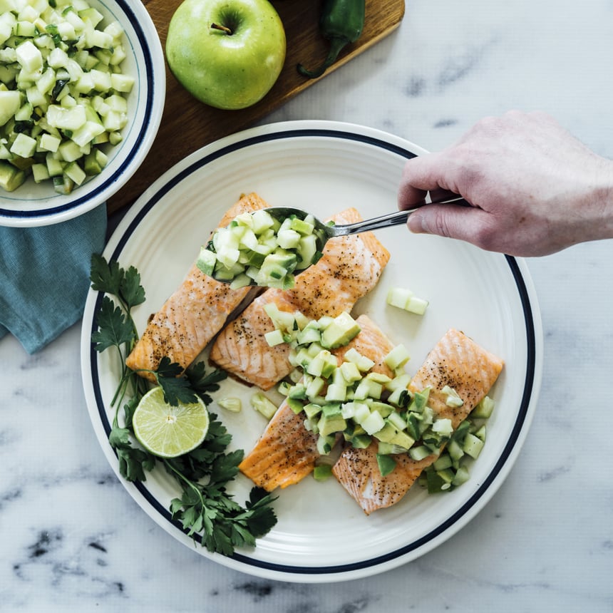 Salmon with Apple Step5