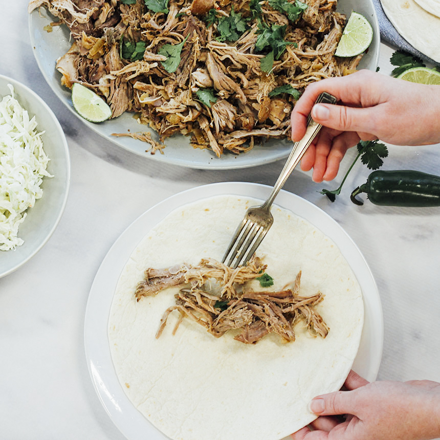Slow Cooker Balsamic Pork Tacos Step5A