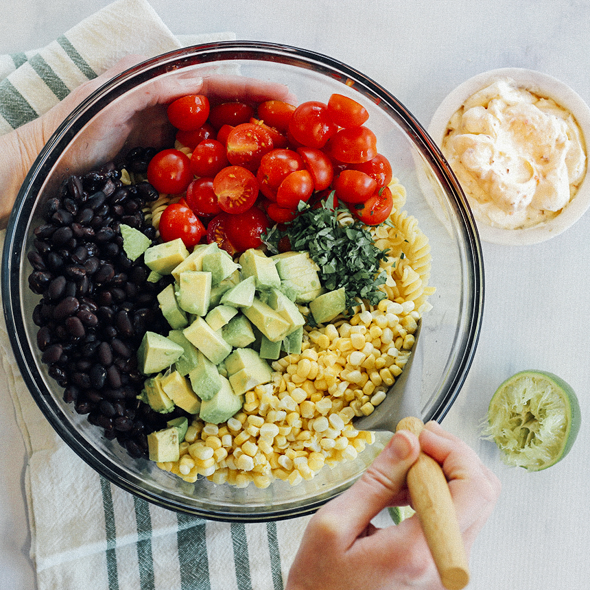 Southwest Rotini Salad Step3