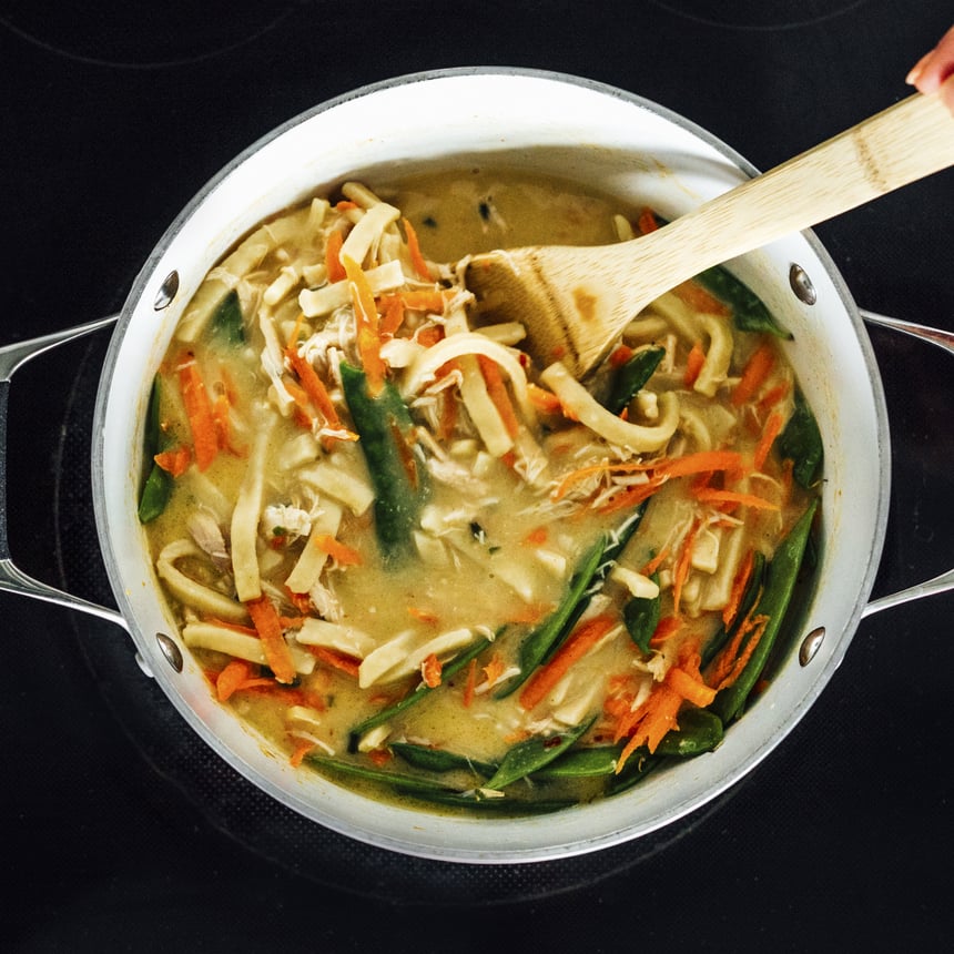 Thai Chicken Noodle Soup Step 4