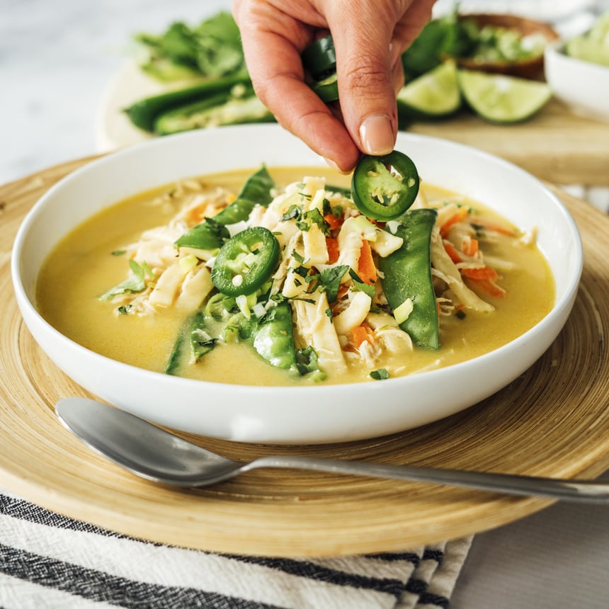 Thai Chicken Noodle Soup Step 5