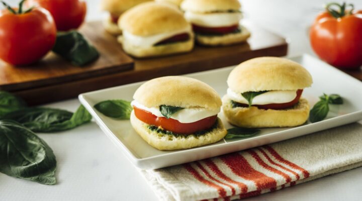 Tomato Basil Mozz Melt Hero