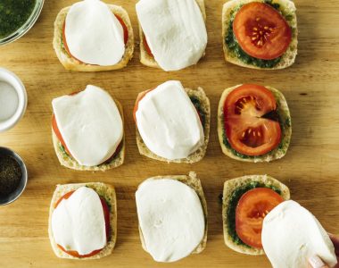 Tomato Basil Mozzarella Melt