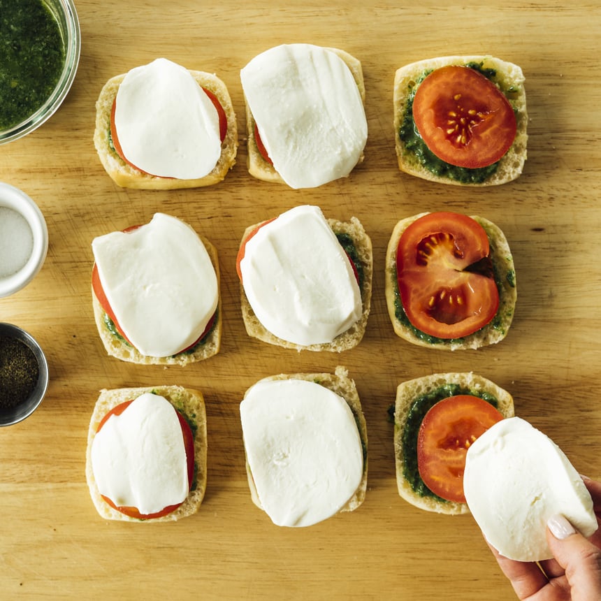 Tomato Basil Mozz Melt Step 3