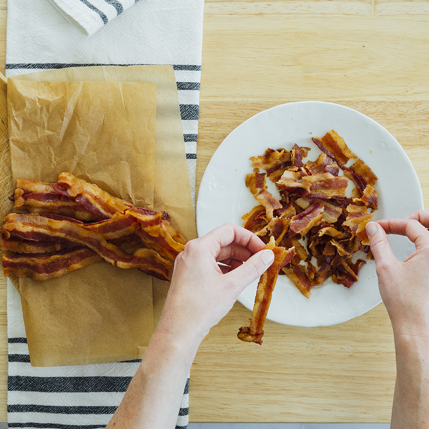 Tomato Bacon Salad step1