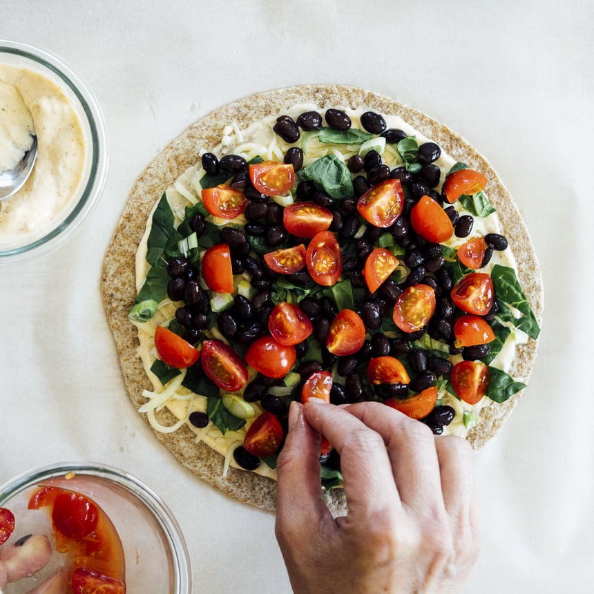 Vegetable Quesadilla Step 2