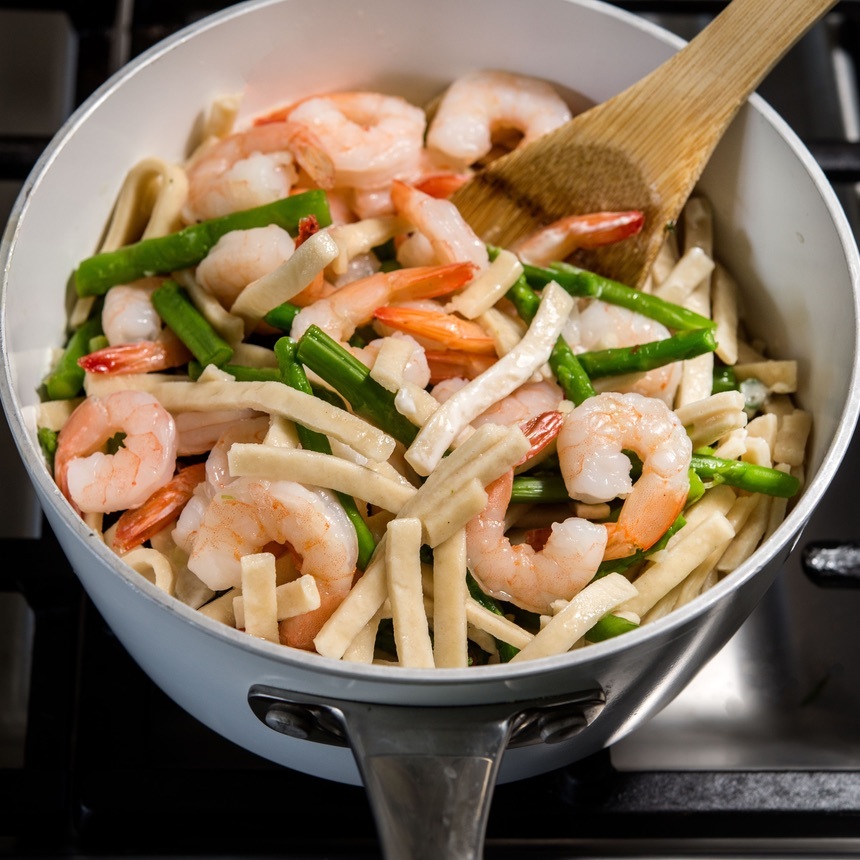 add cream cheese and noodles