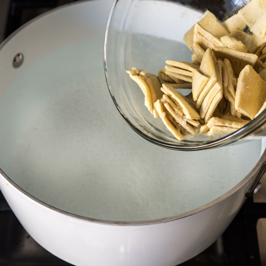 add dumplings to water