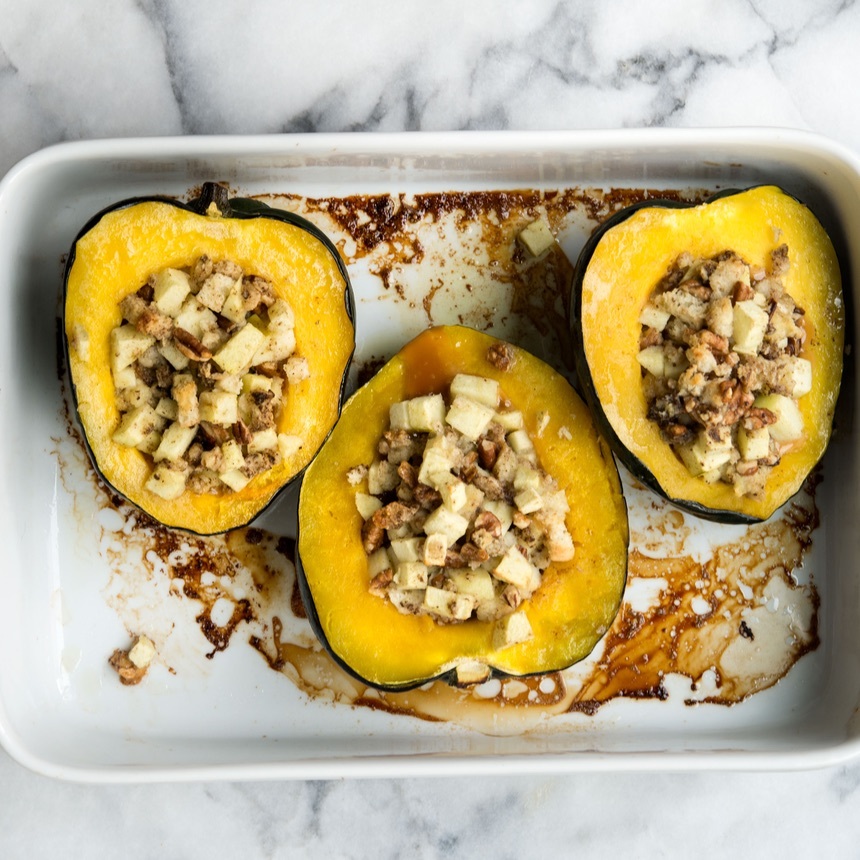 bake the squash again