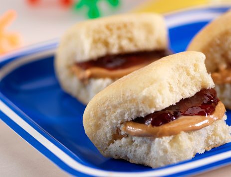 Bite Sized Peanut Butter and Jelly