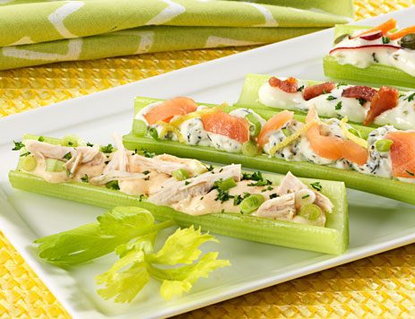 Celery Bites with Assorted Fillings