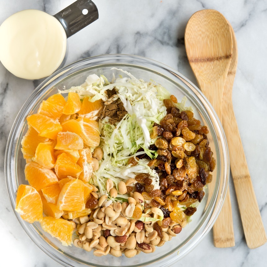 combine carrots peanuts ingredients