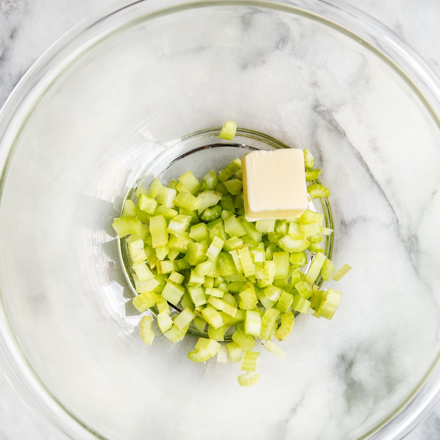 combine celery and butter
