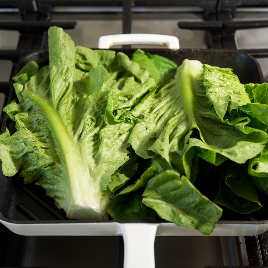 cook the lettuce