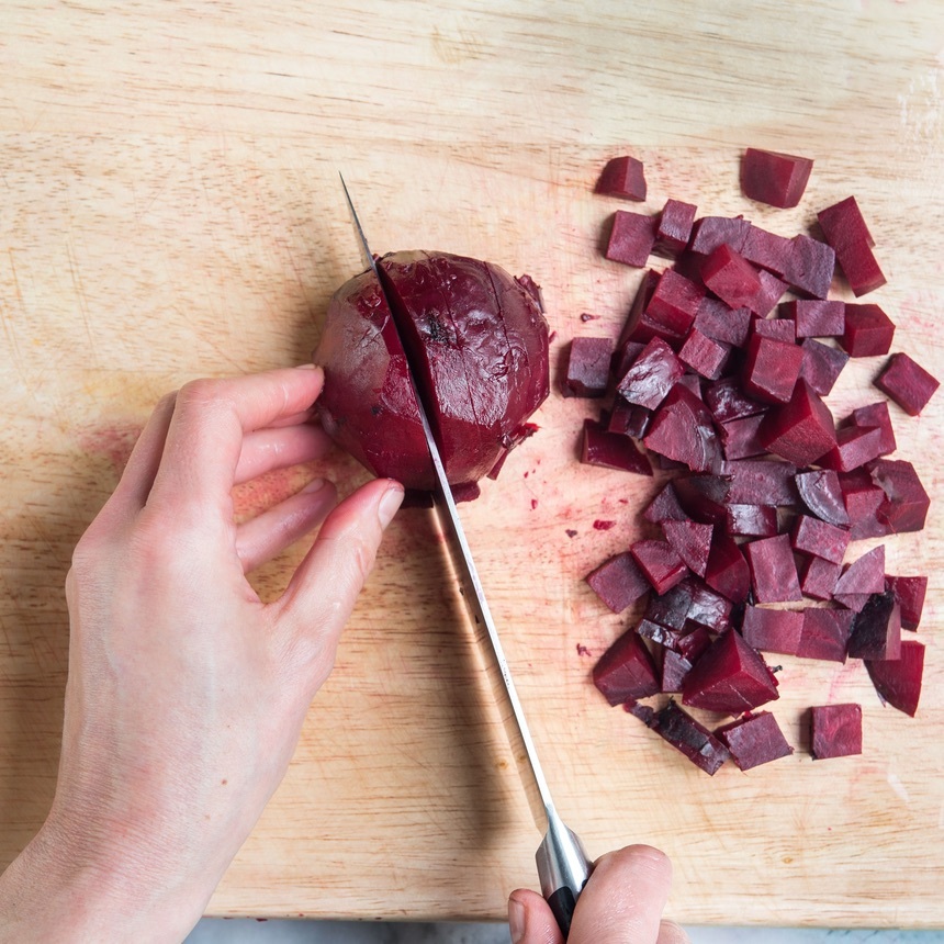 dice the beets