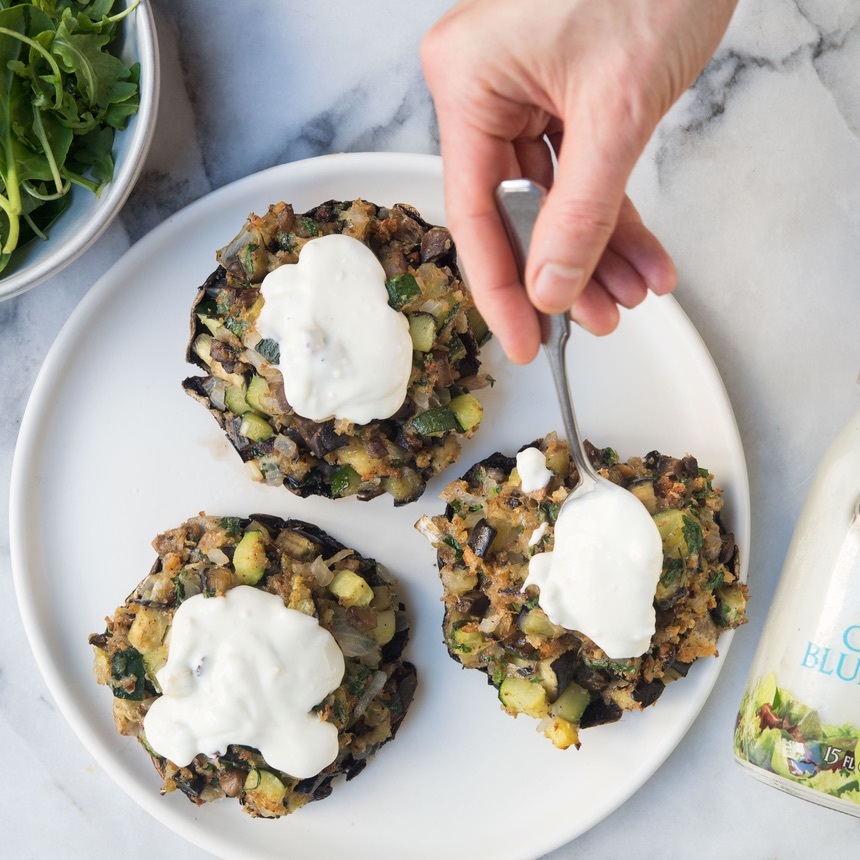 drizzle with blue cheese