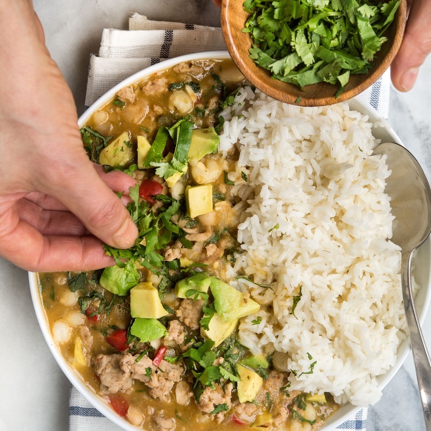 garnish with avocado