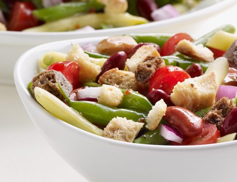 Green Bean Salad With Caesar Croutons