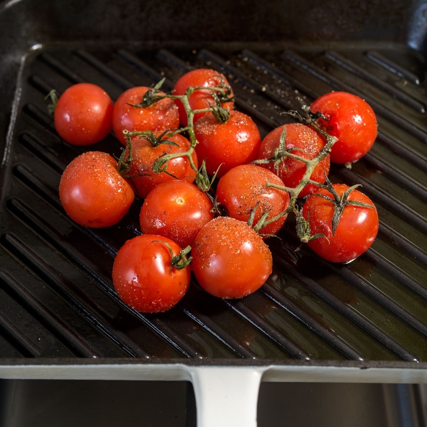 grill the tomatoes